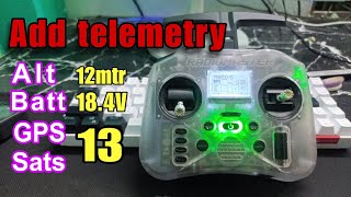 How To Setup Telemetry In Any Edge TX or RadioMaster Pocket II By Budget FPV radiomasterinavdrone [upl. by Bronson631]