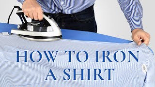 How To Iron Shirts Like A Pro  Easy StepbyStep Dress Shirt Ironing Guide  Gentlemans Gazette [upl. by Domash]