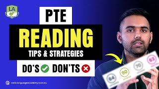 PTE Reading InDepth Tips amp Strategies  Dos and Donts  Time Management  Language Academy [upl. by Aduh]