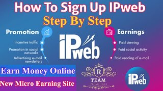 How To Signup IPweb Step By Step ipweb freelancing workfromhome [upl. by Anahs104]