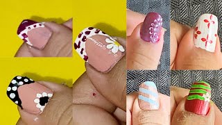 Top 7 Easy Nailart At Home  Nailart 2024  simple Nailart Design at Home [upl. by Ettezzus441]