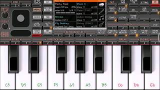 Dilbar  Instrumental Mobile Piano ORG2019 [upl. by Nahrut]