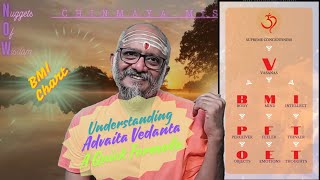 078 NOW  Nuggets Of Wisdom  Easy Understanding Of Vedanta B M I Chart 002 [upl. by Aramal386]