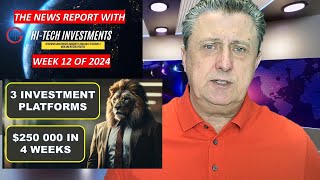 WEEK 12 NEWS STUDIO 🌍 HITECH INVESTMENTS 🔥 250K INVESTMENT SUCCESS IN 4 WEEKS [upl. by Edward28]