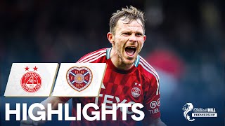 Aberdeen 32 Hearts  Late Strike Keeps The Dons Perfect In Thriller  William Hill Premiership [upl. by Schreck]