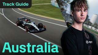 Sending it around Melbourne ⚡ Australia F1 Track Guide [upl. by Aerdnuahs630]