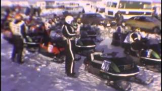 1973 Winnipeg  St Paul I500 Snowmobile Cross Country Race Home Video [upl. by Martelle]