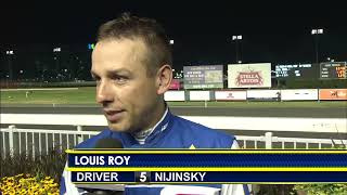 July 6 2024  Interview with Winning Driver of Meadowlands Pace Elim 2 Louis Roy [upl. by Niko]