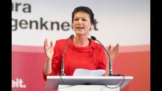 Sahra Wagenknecht kann sich Kanzlerkandidatur vorstellen [upl. by Nuawtna355]