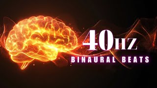 Increase Memory and Focus with 40Hz Binaural Beats The Secret to Success [upl. by Anni]