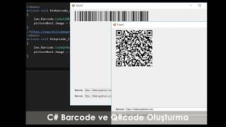 C Barcode ve Qrcode Oluşturma [upl. by Tevlev]