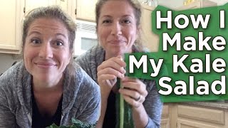 How to Make My Kale Salad  How NOT to Make Hibiscus Tea  VLOG 135  Nutritarian  Vegan [upl. by Dorinda]