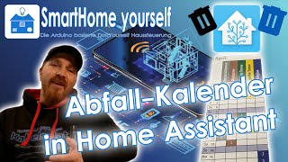 Abfall Kalender in Home Assistant mit Erinnerung Waste Collection Schedule [upl. by Acirne84]