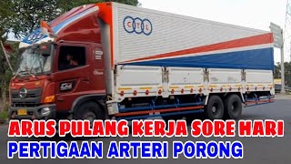 RAMAINYA ARUS PULANG KERJA ‼️ PERTIGAAN ARTERI PORONG [upl. by Leonor943]