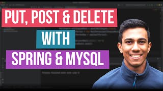 Create PUT POST and DELETE requests with Spring Boot  Tutorial [upl. by Vocaay171]