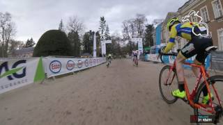 2016 Belgisch kampioenschap Aspiranten Cyclocross Hélécine [upl. by Lebasi]