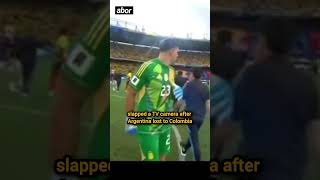 Dibu Martínez Slapped Camera Tv And🤯 [upl. by Alica500]