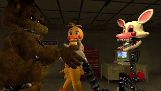 Gmod FNAF Freddy and friends mangles deal [upl. by Zobe339]