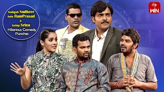 Sudigali Sudheer Auto Ramprasad amp Getup Srinu Hilarious Comedy Punches  Extra JabardasthETVTelugu [upl. by Betsy]