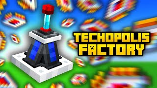 Minecraft Techopolis 2  POWERFUL LASER LOGISTICS UPGRADE 21 Modded Questing Factory [upl. by Plotkin]