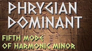 Writing Exotic Music with Phrygian Dominant 5th mode of Harmonic Minor MUSIC THEORY  SCALES [upl. by Tri528]