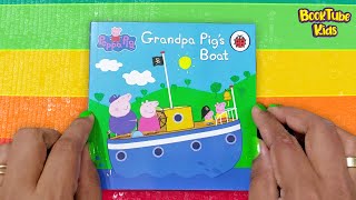 🐷PEPPA PIG  Grandpa Pigs Boat⛵  14th Book Of Incredible 50 Book Collection [upl. by Hedy]