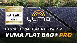 Balkonkraftwerk YUMA Flat Bifazial im Test Aufbau Leistung Ertrag amp Gutschein [upl. by Hsitirb930]