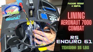 LINING Aeronaut 7000 Combat kw premium amp RS Enduro 61 blue V25 H27 [upl. by Adnaloj]