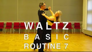 How to Dance Waltz  Basic Routine 7 [upl. by Ulane743]