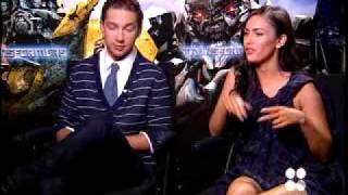 Uncut Transformers Interview with Megan Fox amp Shia LaBeouf [upl. by Gruchot]