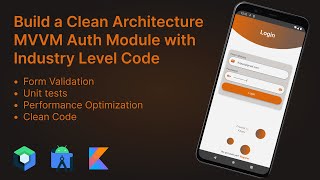 Android Build a Clean Architecture MVVM Auth Module with Industry Level Code  Android Studio [upl. by Ronen]