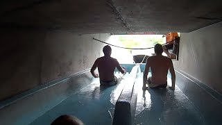 Toboloko Tunnel Water Slide at Cascanéia [upl. by Novy]