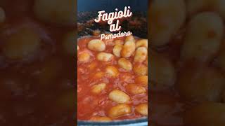 Deliziosi FAGIOLI bianchi con POMODORO 🍅 dolcezzeinforno ricetta fagioli [upl. by Ecnerwaled]