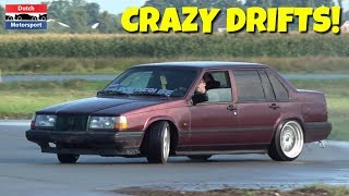 CRAZY Volvo 940 Turbo going SIDEWAYS [upl. by Craggy]