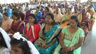 First Holy Communion at StPius X Church Kammanahalli 2 [upl. by Artiek490]