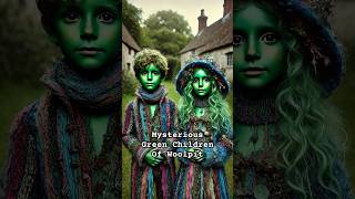 Unsolved mystery of Woolpit 😳 history unsolvedmystery greenchildren woolpit alien factshorts [upl. by Rambert224]