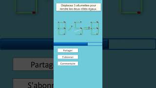 énigmes dallumettes [upl. by Ahsirt]