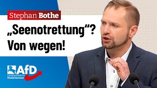 „Seenotrettung“ Von wegen – Stephan Bothe AfD [upl. by Ahsilat]