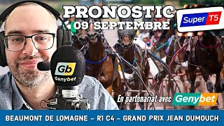 🔴 Pronostic Quinté  Super Top5 Lundi 9 Septembre 2024 Beaumont de Lomagne 🔴Grand Prix Jean Dumouch [upl. by Assyn]