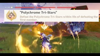 Polychrome TriStars Local Legends 3rd Achievement in COOP  GenshinDuos [upl. by Yren]