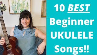 10 BEST Beginner Ukulele Songs  Cory Teaches Music [upl. by Nanji819]