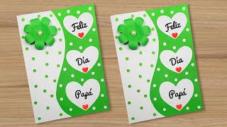 🧐 Fahers Day Card Easy 💖Hermosa tarjeta para el día del padre 🥰 Especial día del padre [upl. by Mohkos932]