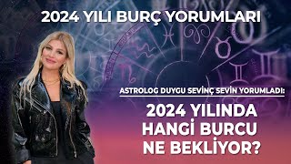 quot2024 bizim için müthiş bir sene olacakquot  2024 Yılı Burç Yorumları  Astrolog Duygu Sevinç Sevin [upl. by Misti]