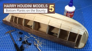 Bounty by Constructo Part 5 Planking lower hull [upl. by Gazzo709]