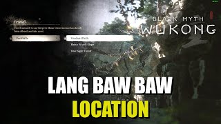 Lang Baw Baw Location Black Myth Wukong [upl. by Darda]