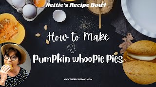 How To Make The Best Homemade Pumpkin Whoopie Pies  Easy Fall Pumpkin Recipe bakingvideo cooking [upl. by Aufmann894]