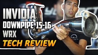 Invidia J Pipe  Downpipe Exhaust Tech Review fits 20152016 WRX [upl. by Maiah70]