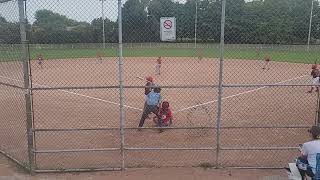 August 3 2024 KKKaito striking out the side in 1st inning against Innisfil Cardinals game 1 [upl. by Ekoorb201]