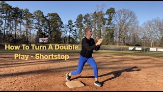 How To Turn A Double Play  Shortstop [upl. by Mcnalley893]