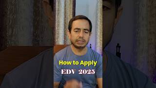 How to Apply EDV 2025  DV Lottery 2025 [upl. by Dallon]